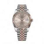 Date just rose gold sundust dial 41mm