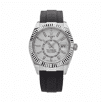 Sky-dweller white dial oysterflex 42mm