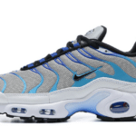 Blue With Grey Stripes