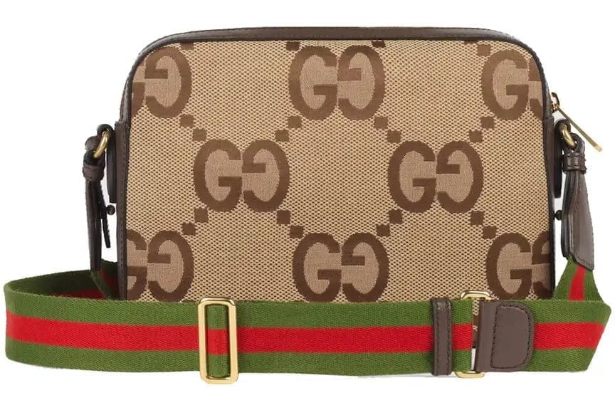 Gucci-Messenger-Bag-with-Jumbo-GG-Camel-Ebony-2_66fd84a5-98ea-4c73-a6b6-dfe412d8654f.jpg Bag - Image 1